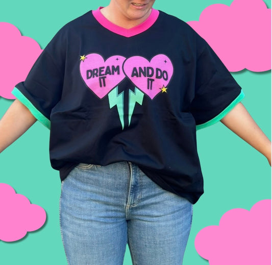 Dream it & Do it • V neck Tshirt